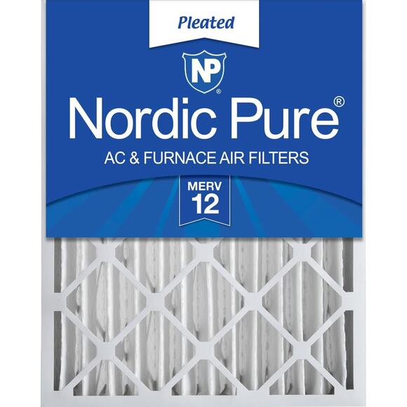 1-Pack Air Filter 16X25X4, MERV 12, MPR 1500-1900, Pleated Air Filter - Picture 1 of 6